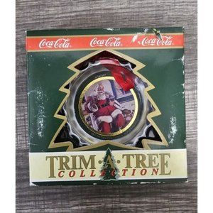 NEW Coca-Cola Vintage 1990 Bottle Cap Christmas Ornament  Trim•A•Tree Collection